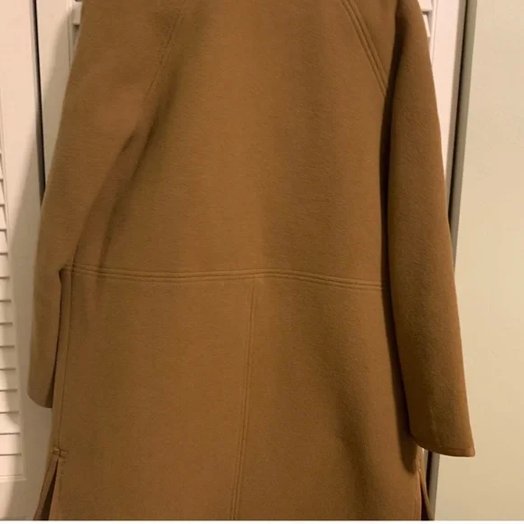 Madewell Cocoon Camel Wool Coat XS - Picture 3 of 6